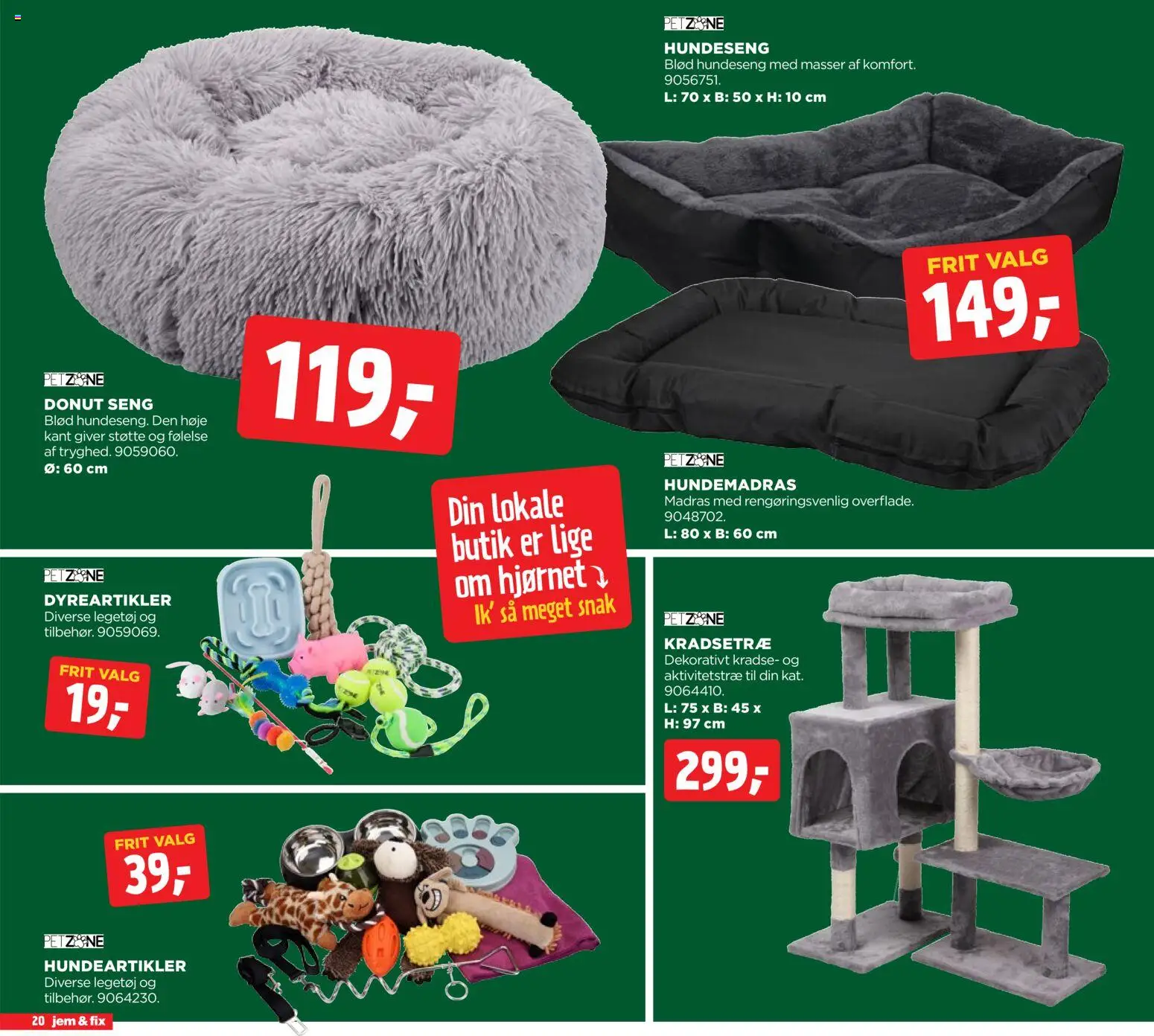 Jem & fix tilbudsavis – gyldig fra 07.12.2025 | Side: 20 | Produkter: Seng, Madras