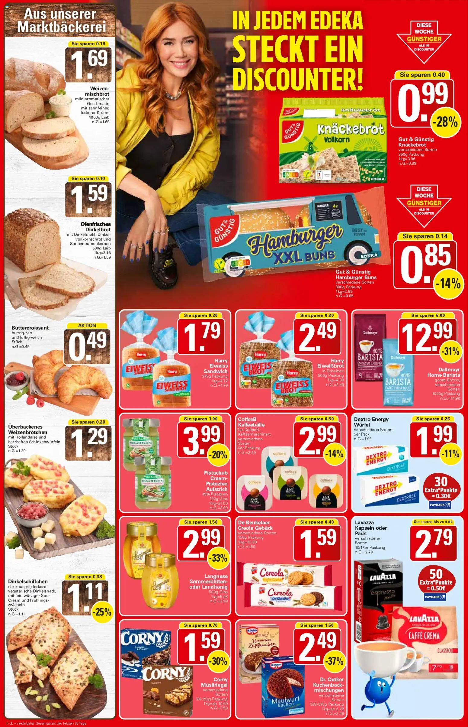 WEZ Prospekt – gültig ab 05.01.2026 | Seite: 8 | Produkte: Langnese, Burger, Zwiebeln, Brot