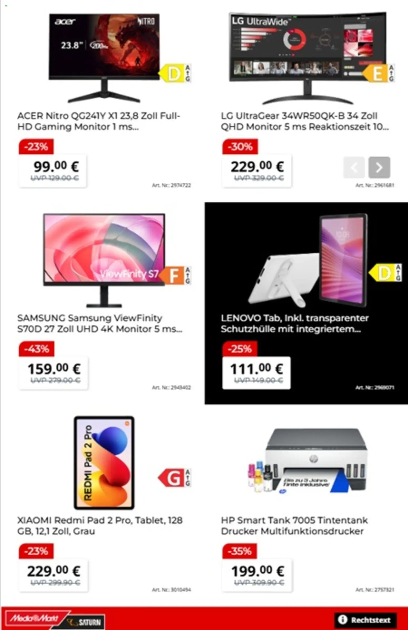 Media Markt Prospekt 	 – gültig ab 09.03.2026 | Seite: 2 | Produkte: Xiaomi, LG, Samsung, Drucker