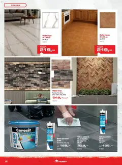 Náhled letáku Uni Hobby leták od 05.03.2026 | Strana: 28 | Produkty: Dlažba, Silikon, Barvy