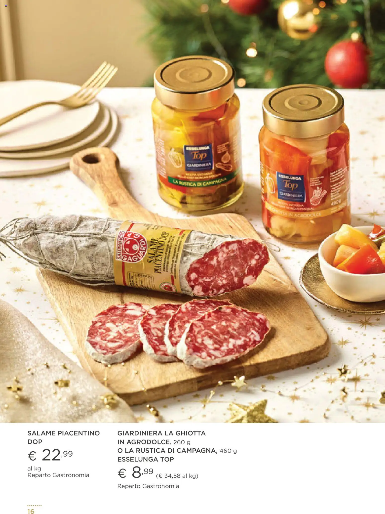 Volantino Esselunga S del 01.12.2025 | Pagina: 16 | Prodotti: Salame, Top