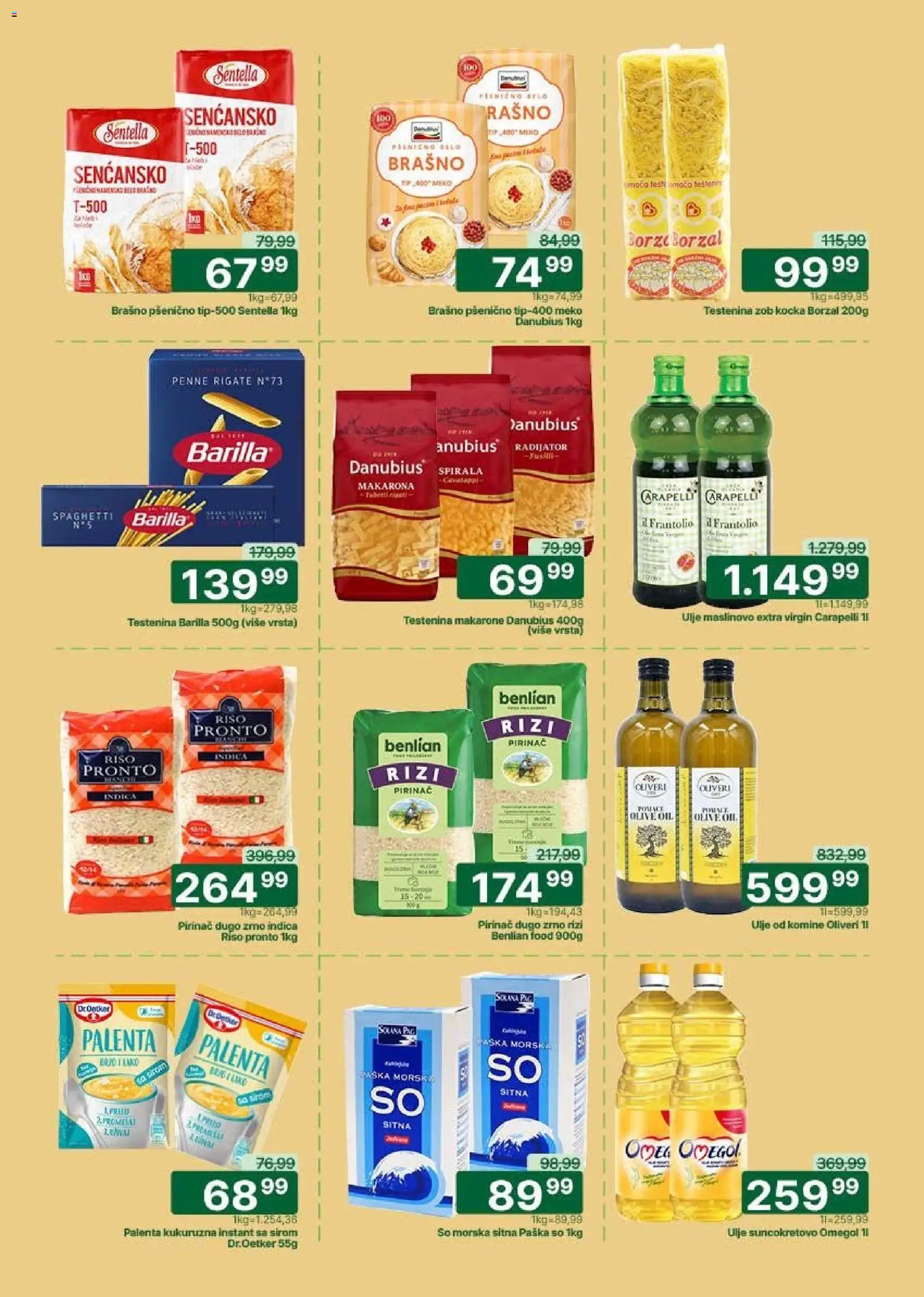 Univerexport katalog - važi od 30.03.2026 | Strana: 13 | Proizvode: Testenina, Brašno, Radijator, Pirinač