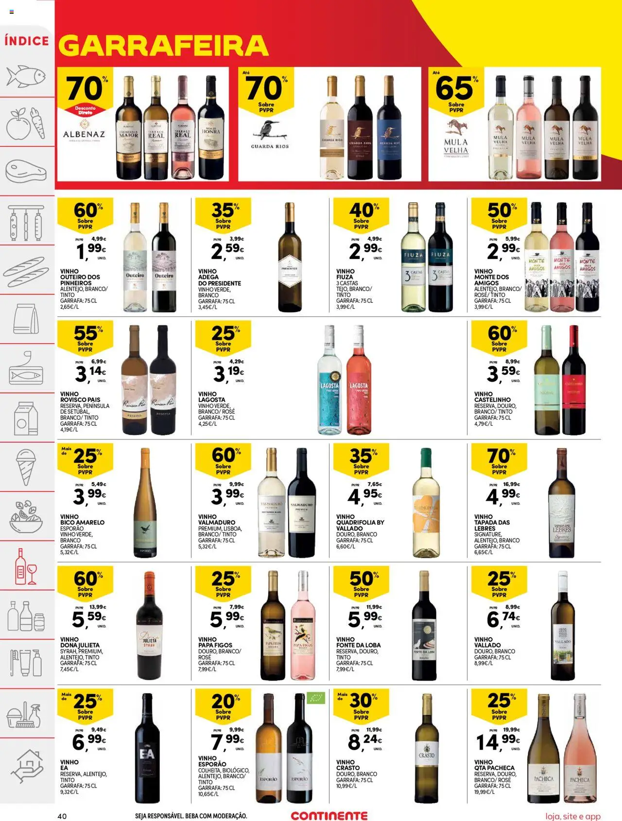 Continente folheto │ válido de 05.08.2025 | Página: 40 | Produtos: Lagosta, Vinho