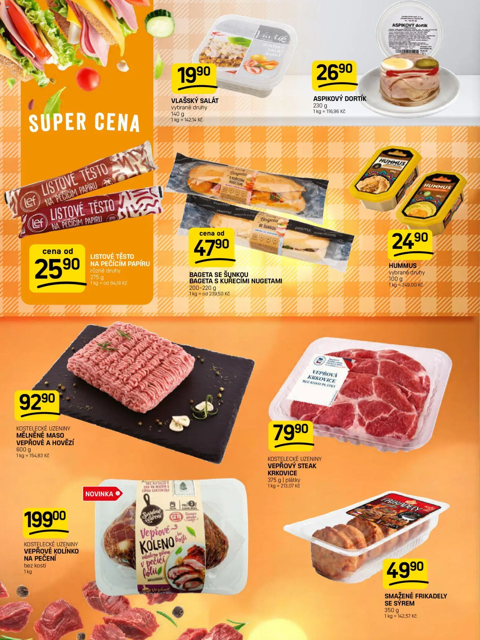Flop leták od 21.01.2026 | Strana: 6 | Produkty: Salát, Steak, Uzeniny, Maso
