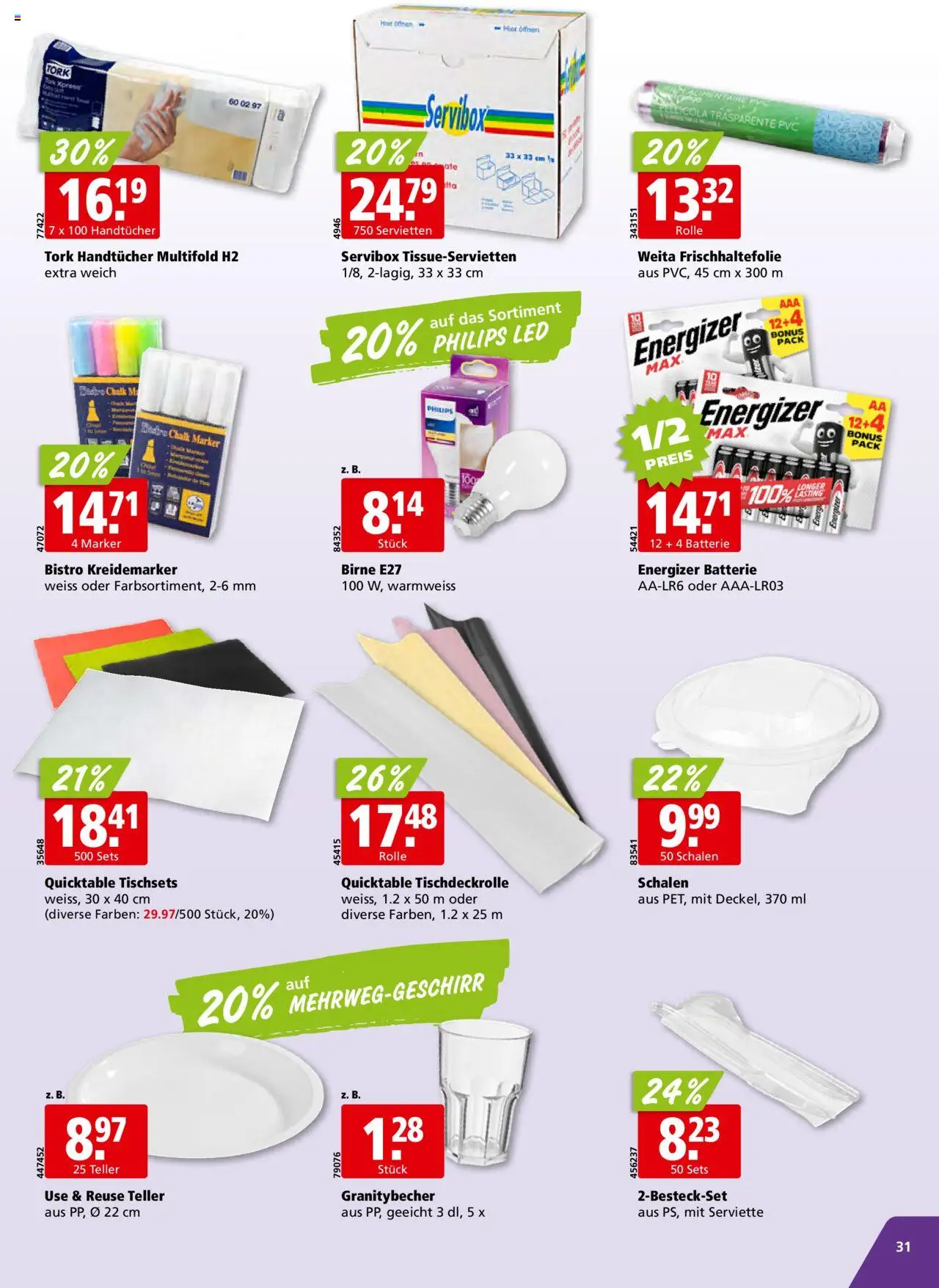 Aligro Aktionen – gültig ab 13.10.2025 | Seite: 31 | Produkte: Batterie, Birne, Philips