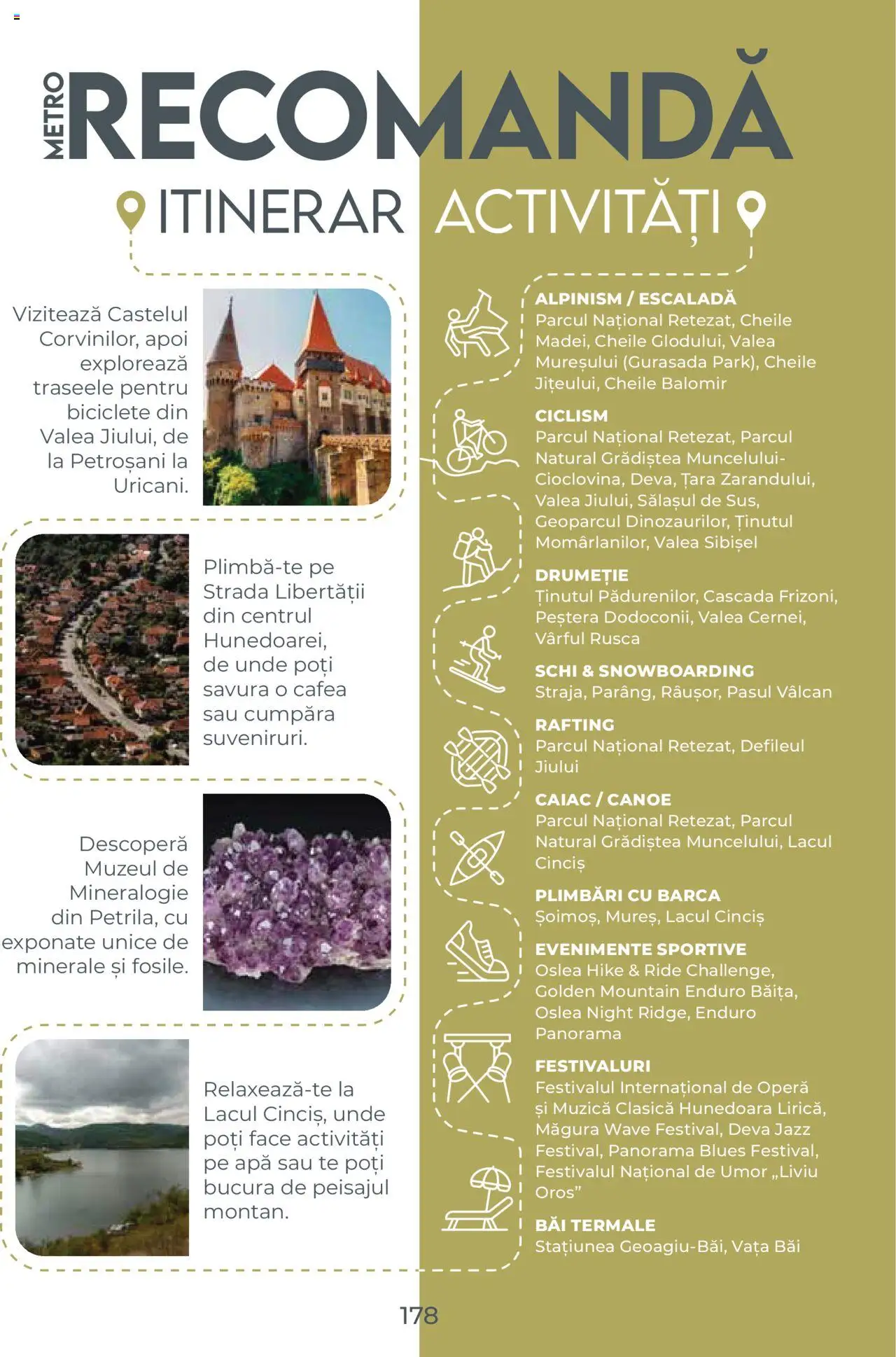 Metro catalog - Ghid de călătorie România – valabil de la 01.08.2025 | Pagină: 178 | Produse: Cafea, Apă