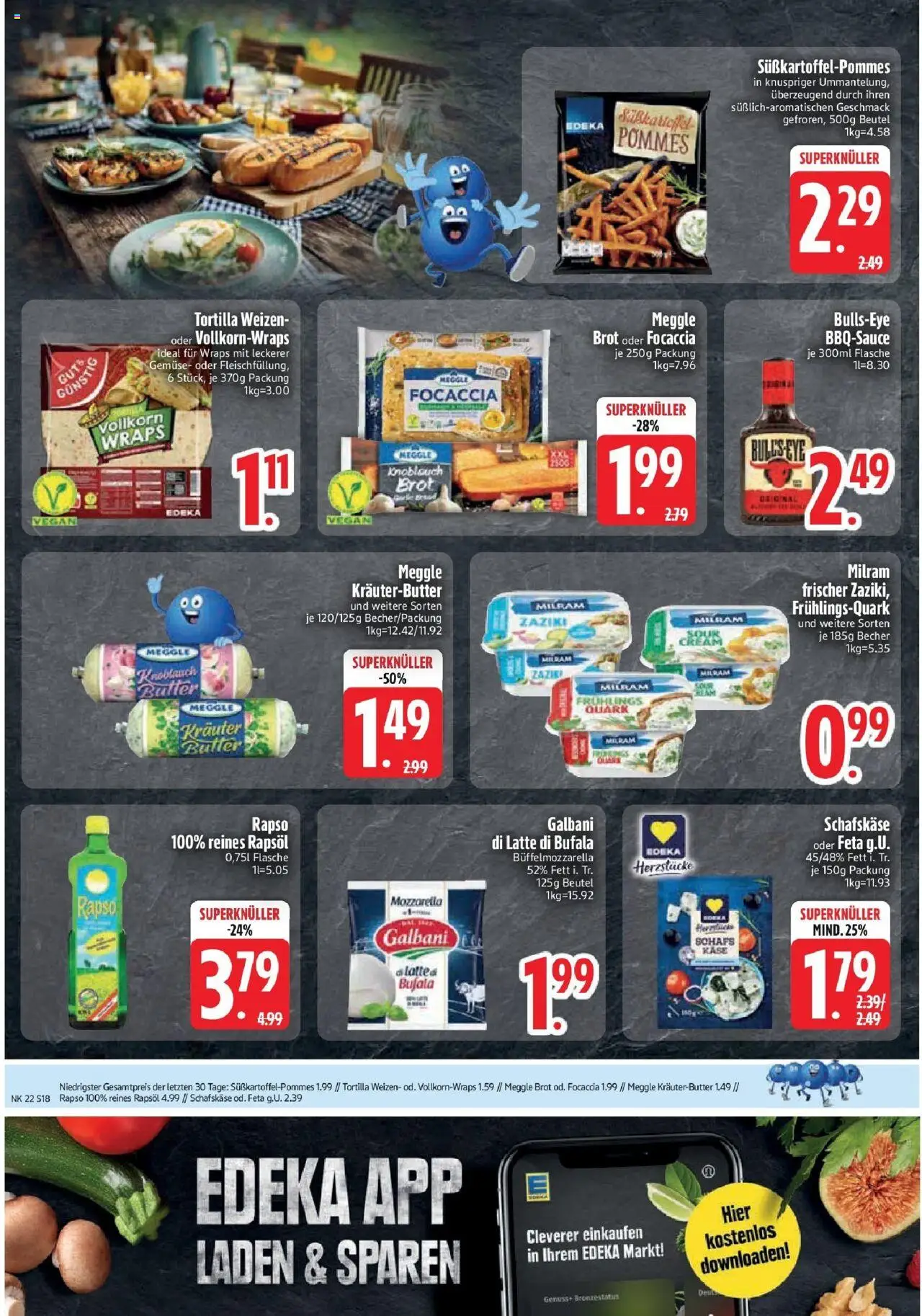 Edeka prospekt Bodenwöhr	 - gültig ab dem 25.05.2025 | Seite: 20 | Produkte: Quark, Rapsöl, Mozzarella, Milram