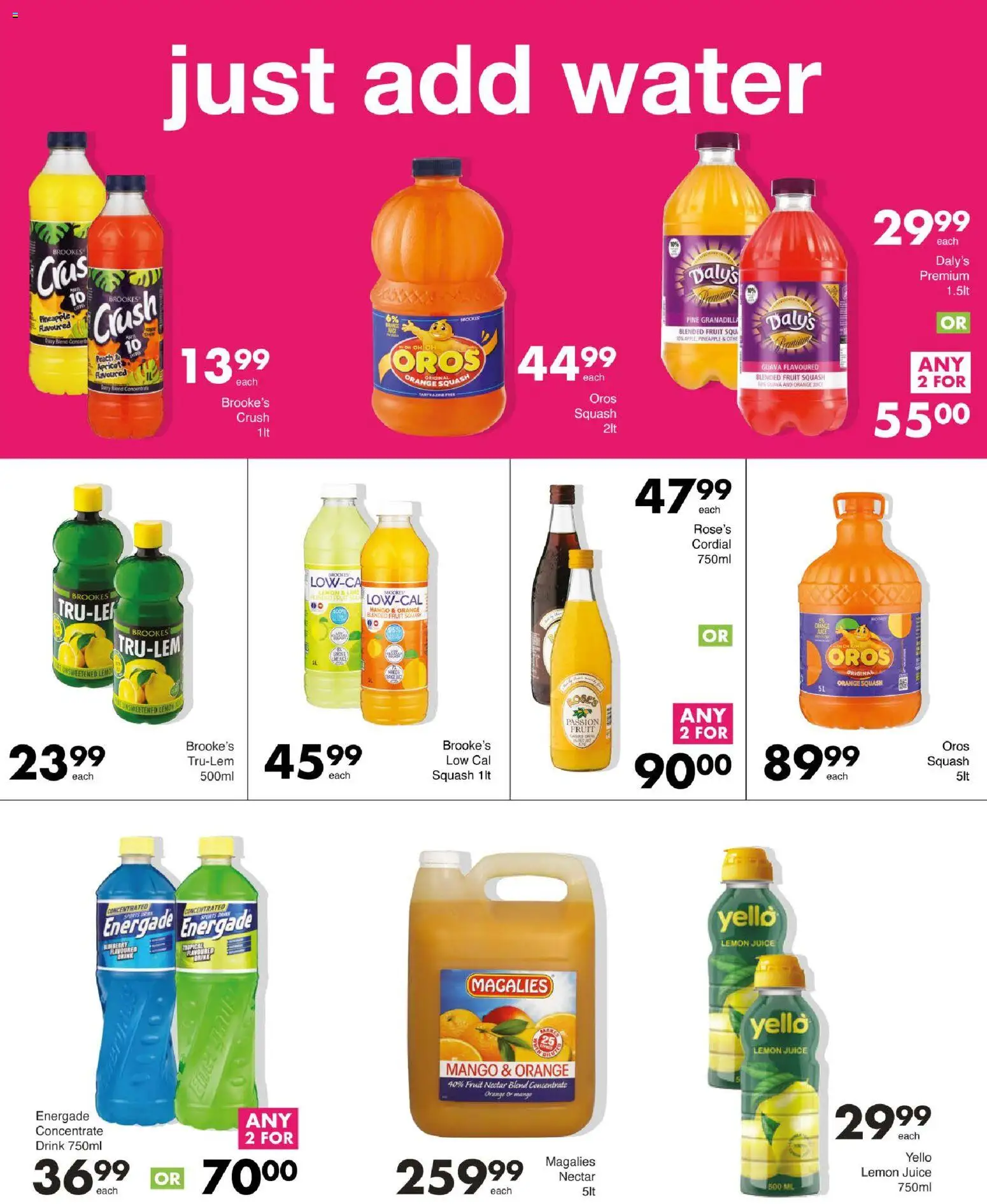 New Save catalogue – valid from 29.12.2025 | Page: 34 | Products: Juice, Water, Fruit, Lemon