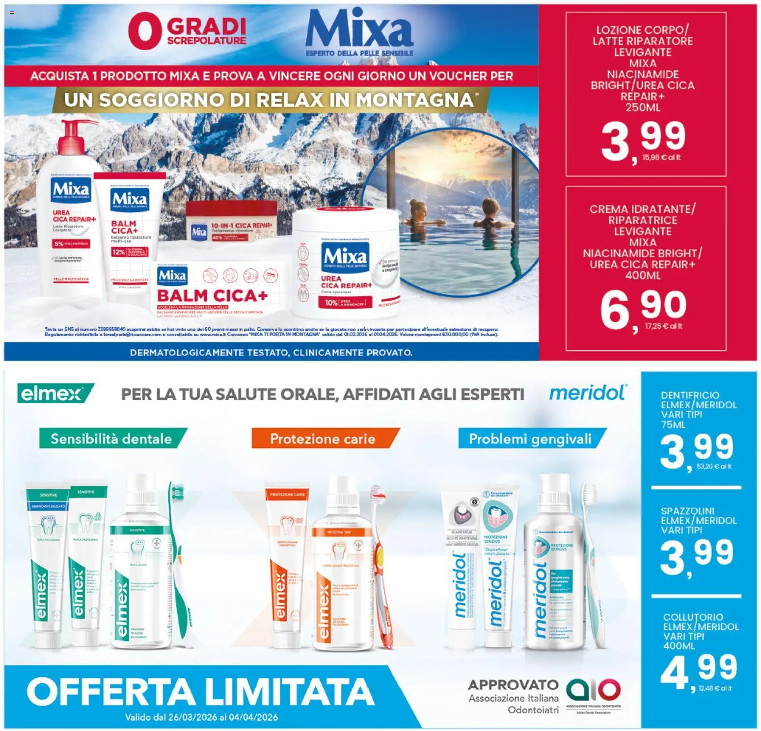 Volantino Interspar del 16.03.2026 | Pagina: 31 | Prodotti: Pile, Crema, Dentifricio, Latte