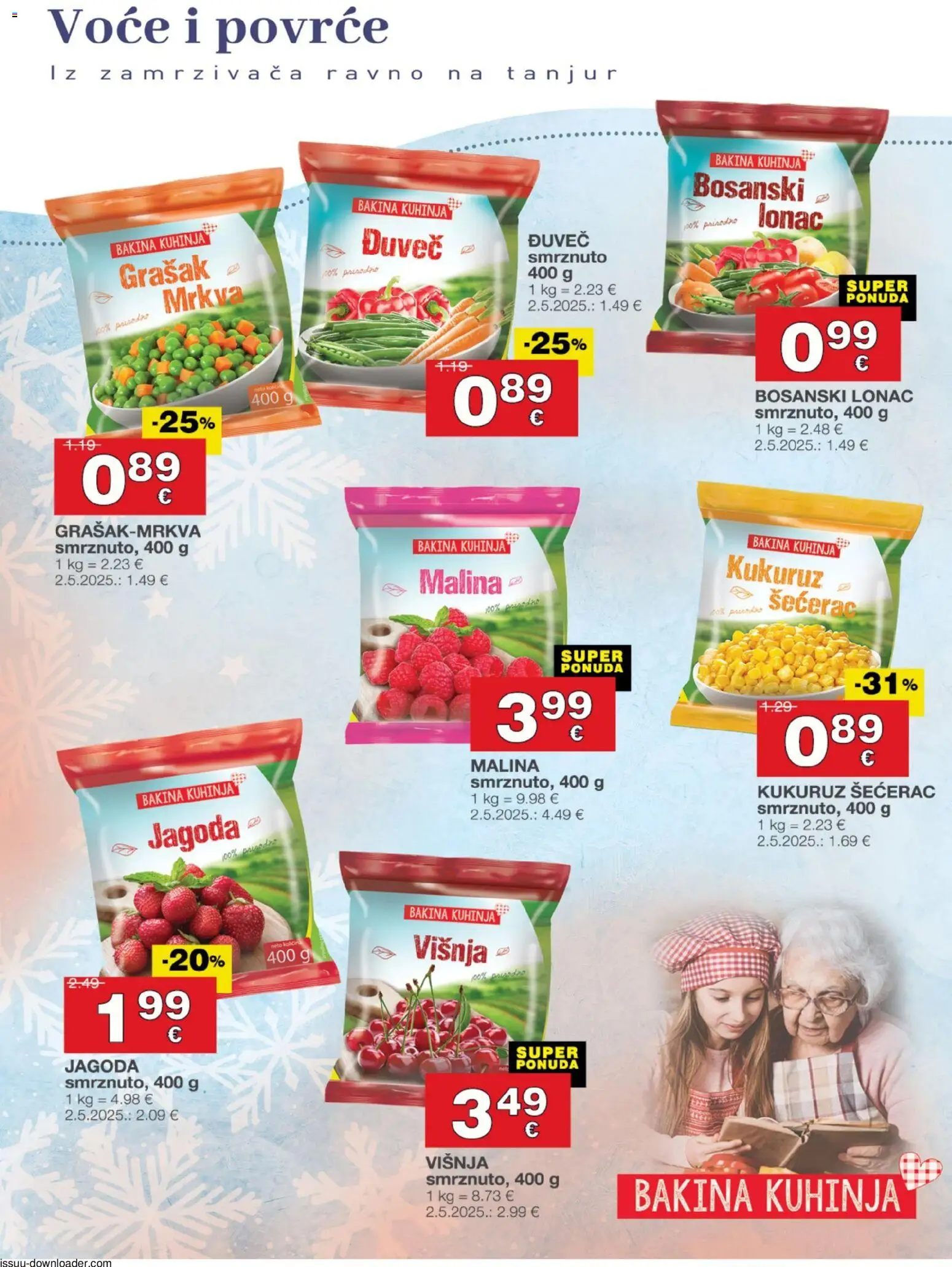 Stanić Diskont katalog | vrijedi od 30.10.2025 | Stranica: 2 | Proizvodi: Povrće, Voće, Grašak, Lonac