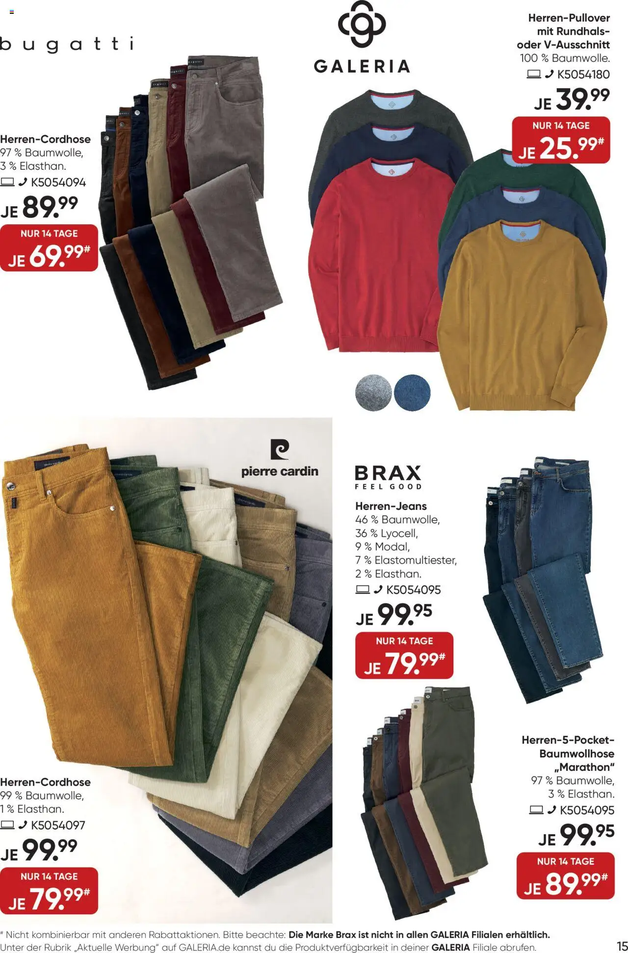 Galeria Karstadt Kaufhof Online-Prospekt – gültig ab 29.09.2025 | Seite: 15