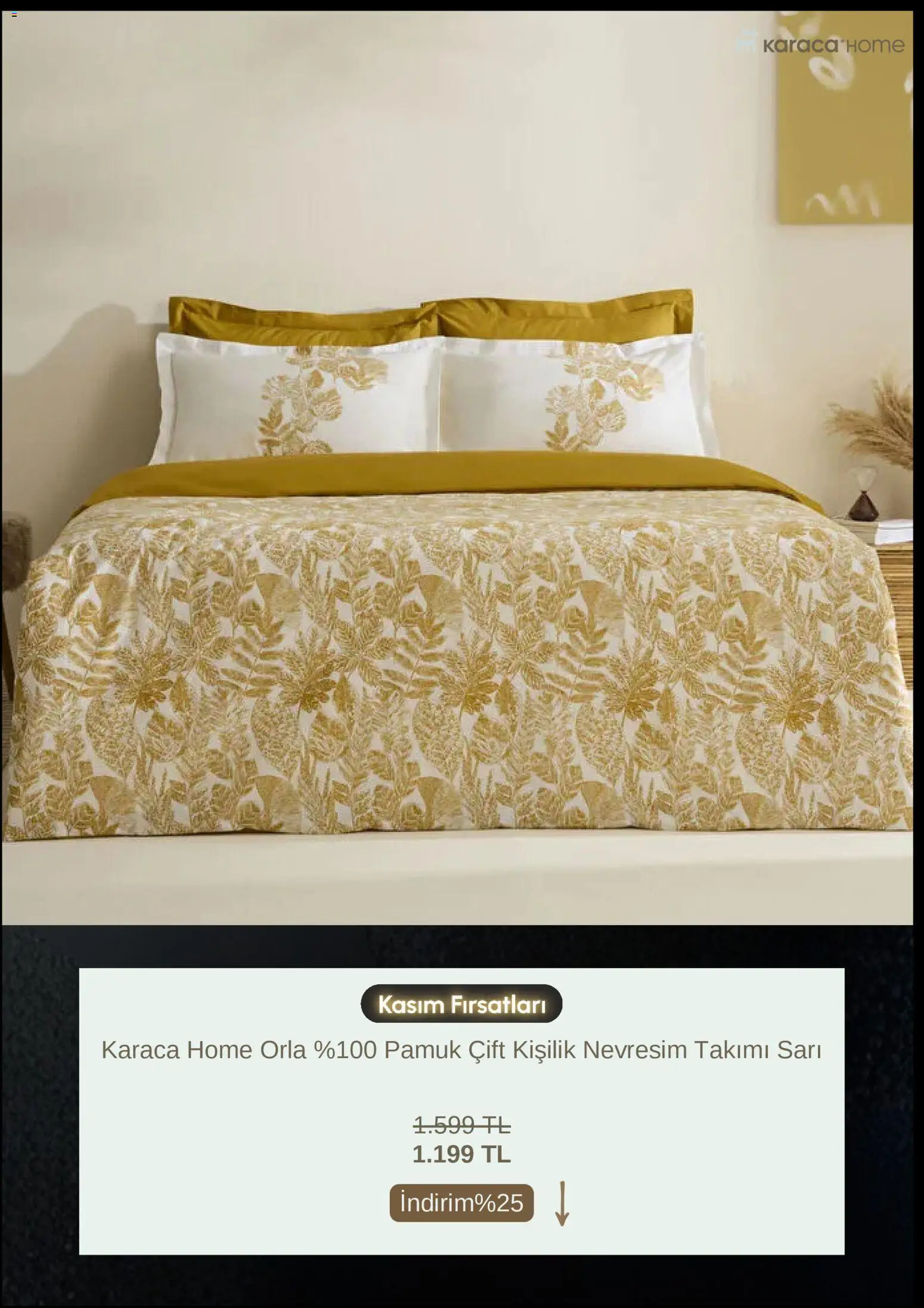 Karaca Home Black Friday - 16.11.2025 tarihinden itibaren geçerlidir | Sayfa: 7 | Ürünler: Nevresim