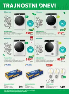Merkur katalog akcije – veljaven od 01.10.2025 | Stran: 2 | Izdelki: Pralni stroj, Susilni stroj, Baterije