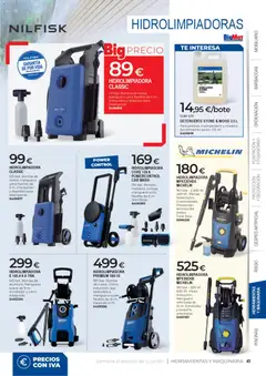 Vista previa BigMat - Jardin y Piscinas 2026 válido desde el 23.03.2026 | Página: 45 | Productos: Hidrolimpiadora, Detergente, Manguera, Ρούτερ