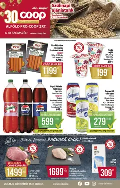 COOP - Abc & szuper / Alföld Pro-Coop Zrt. - amely érvényes a következő dátumtól: 21.08.2025