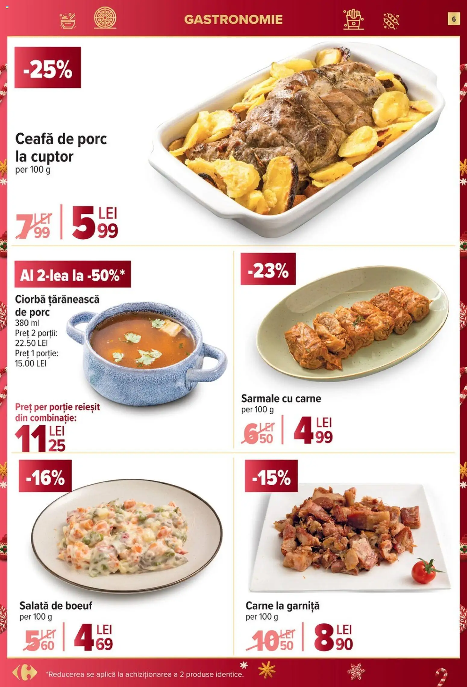 Noul catalog Carrefour – valabil de la 17.12.2025 | Pagină: 6 | Produse: Cuptor, Keçeli kalem, Salată