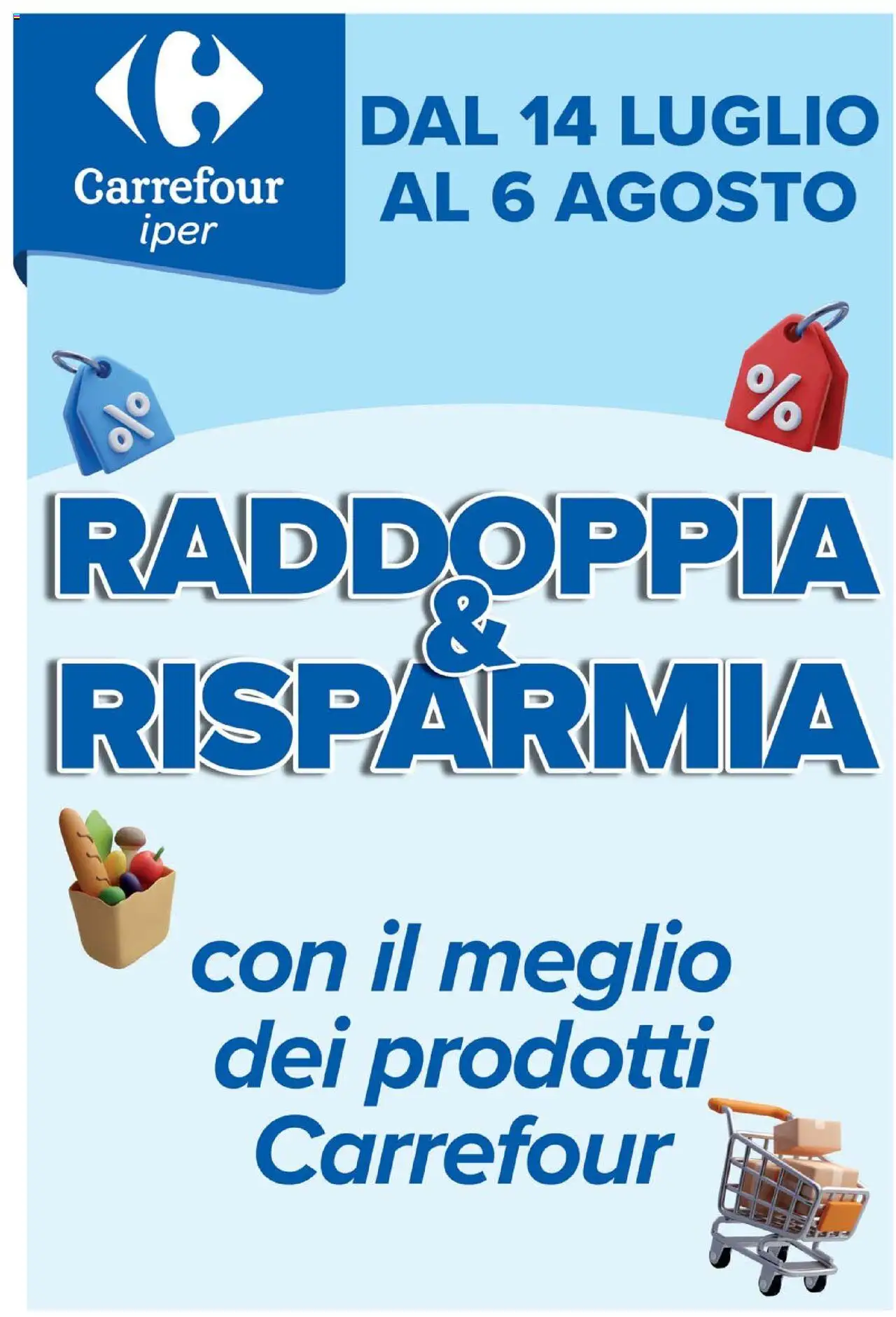 Volantino Carrefour del 14.07.2025 | Pagina: 1