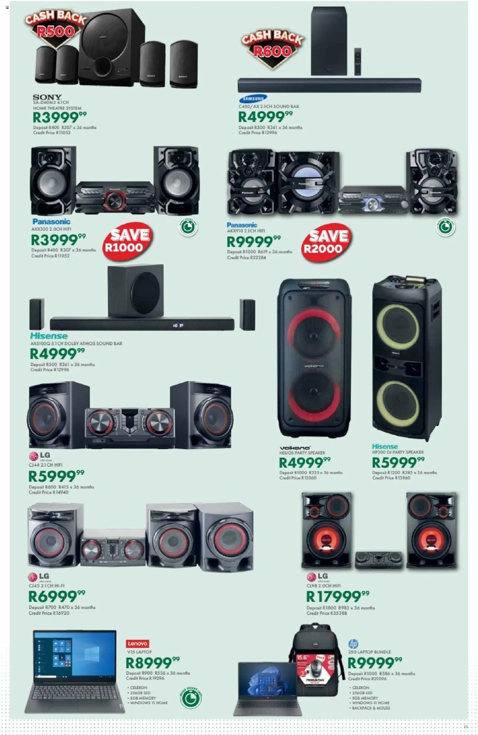 New Beares catalogue – valid from 13.04.2026 | Page: 15 | Products: Mouse, Backpack, Laptop, Home theatre system