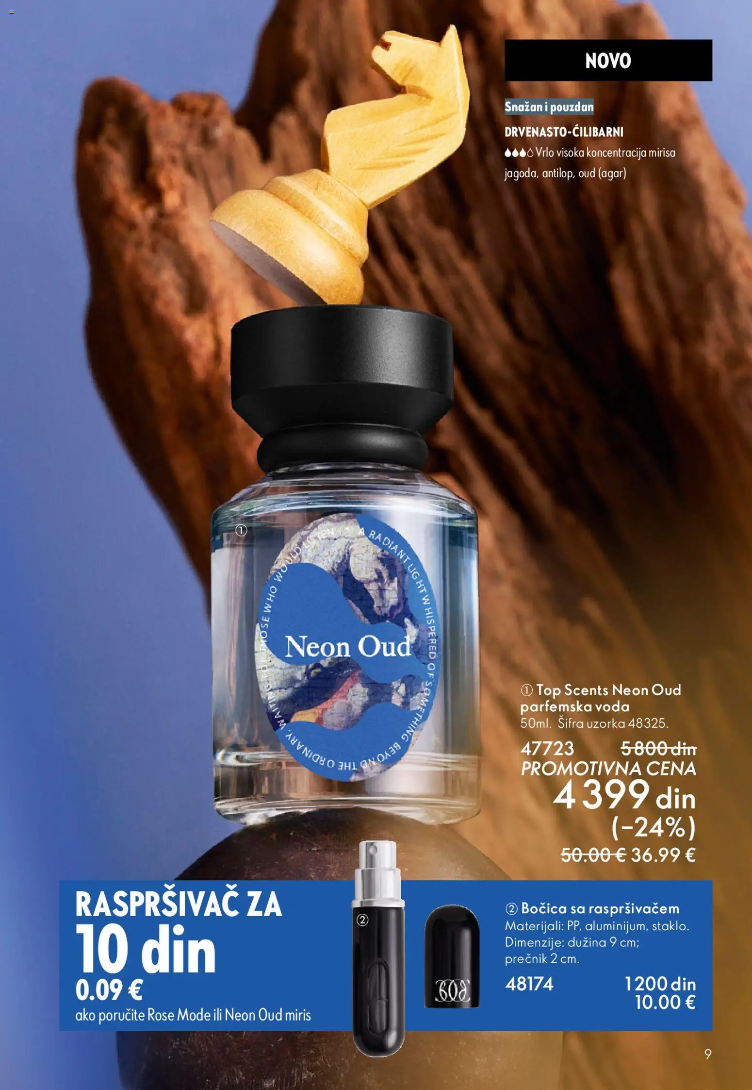 Oriflame katalog - važi od 22.04.2026 | Strana: 9 | Proizvode: Miris, Voda