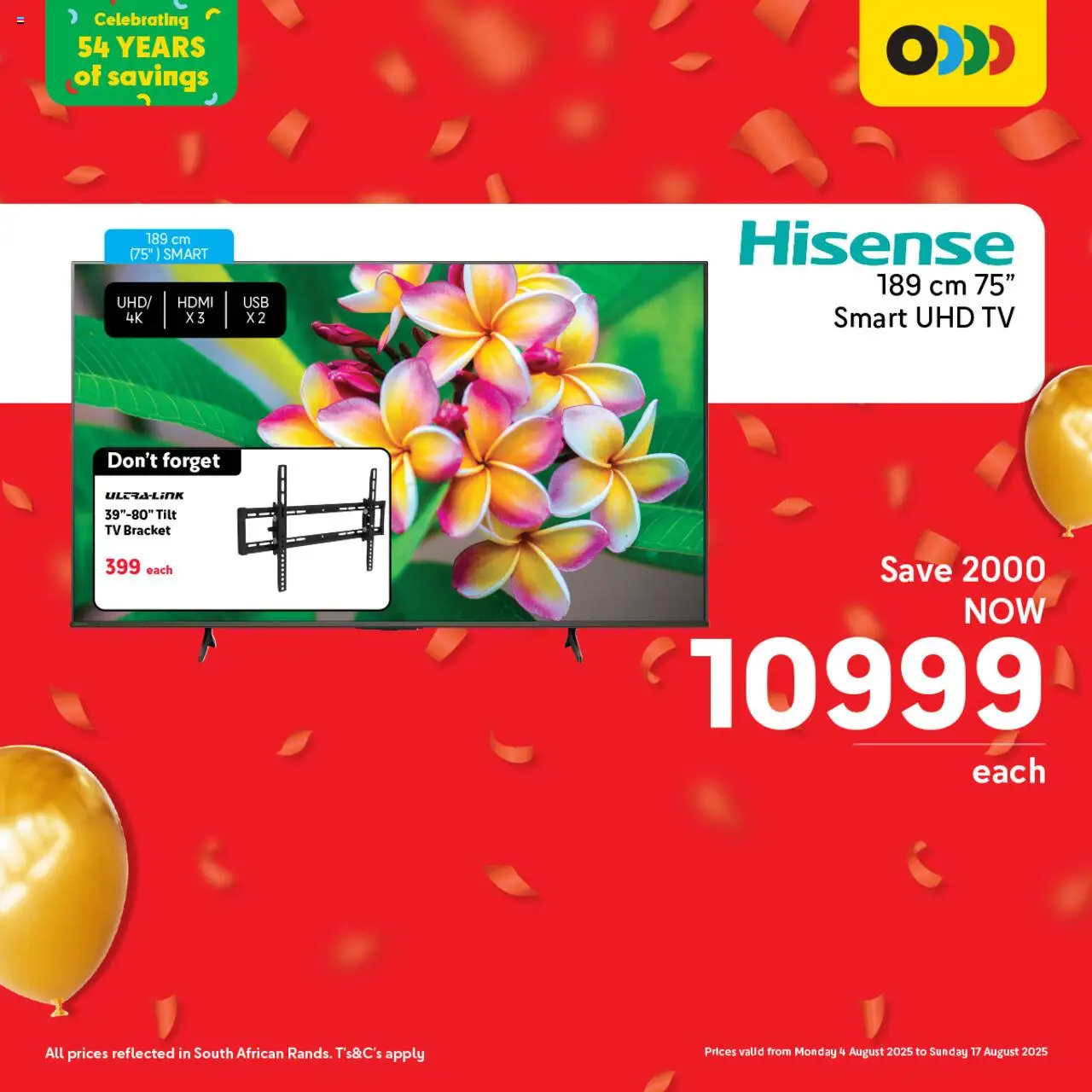 Makro Birthday Deals Tech │ valid from 04.08.2025 | Page: 14 | Products: TV
