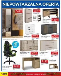 Pogląd oferty "Abra meble Gazetka" - ważna od 03.12.2025 | Strona: 44 | Produkty: Buty, Komoda, Fotel, Biurko