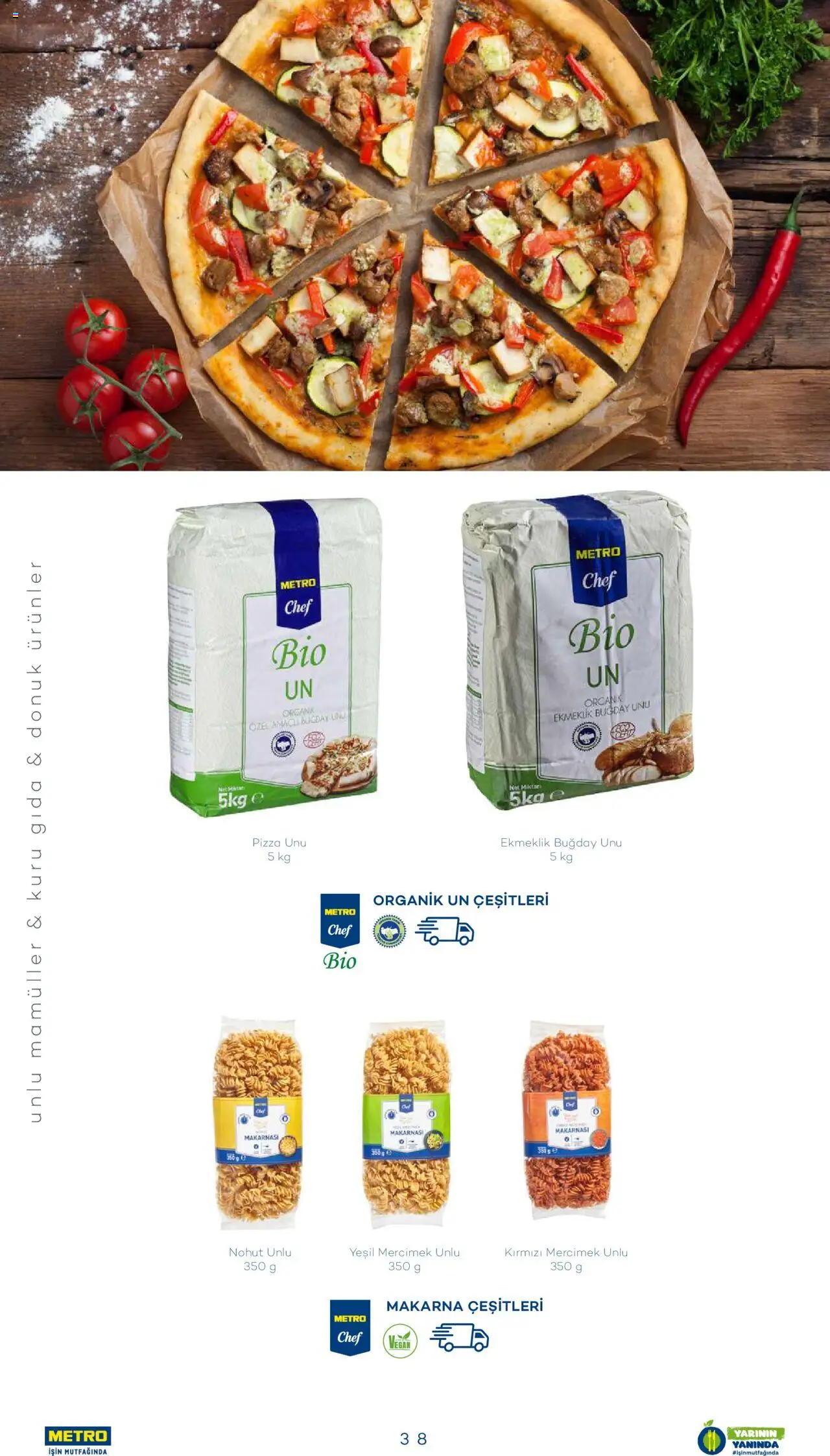 Metro Sürdürülebilir Ürünler Kataloğu - 06.06.2025 tarihinden itibaren geçerlidir | Sayfa: 38 | Ürünler: Ravioli, Pizza, Makarna