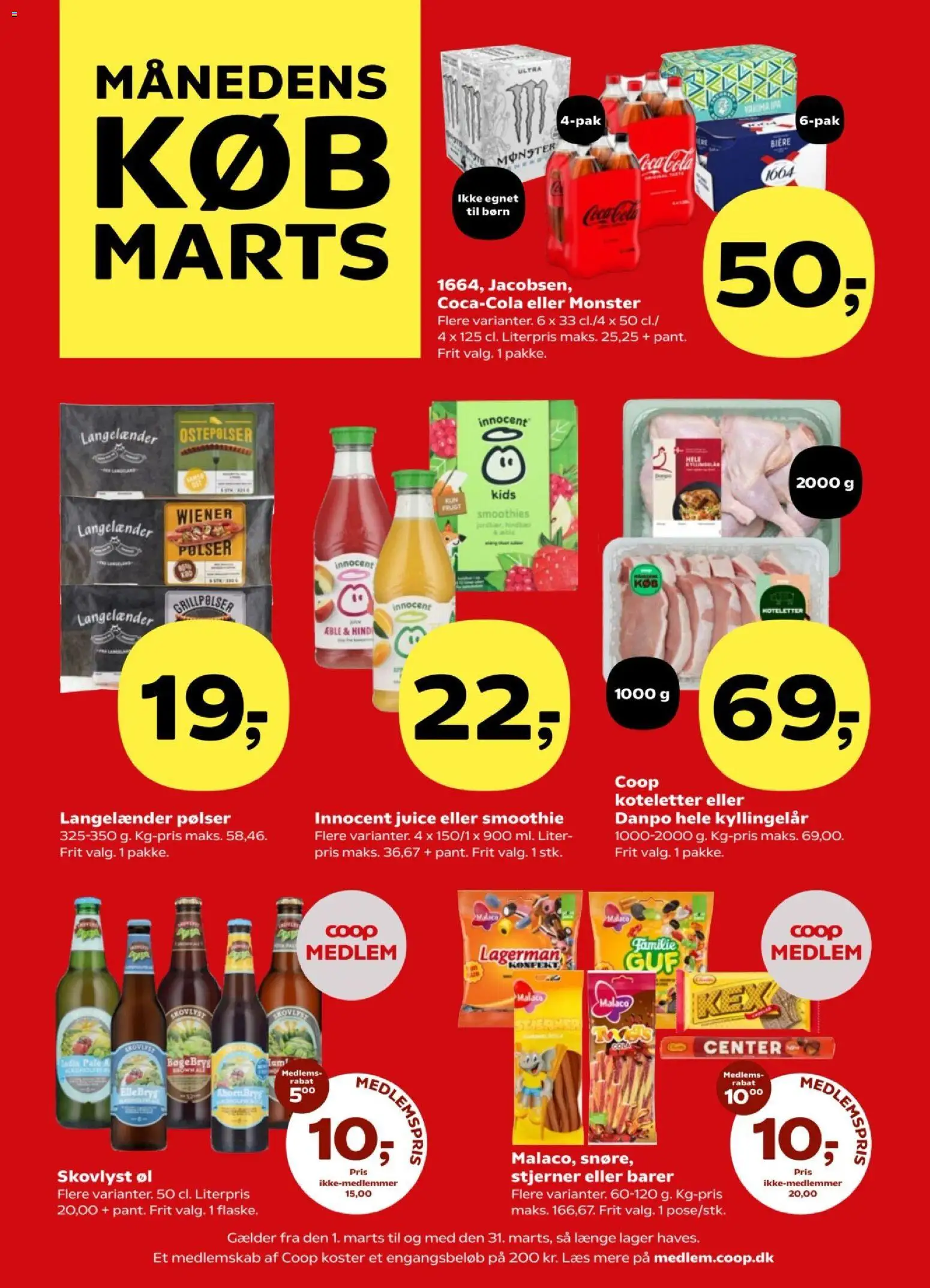 Super Brugsen tilbudsavis – gyldig fra 06.03.2026 | Side: 8 | Produkter: Øl, Koteletter, Coca Cola, Cola