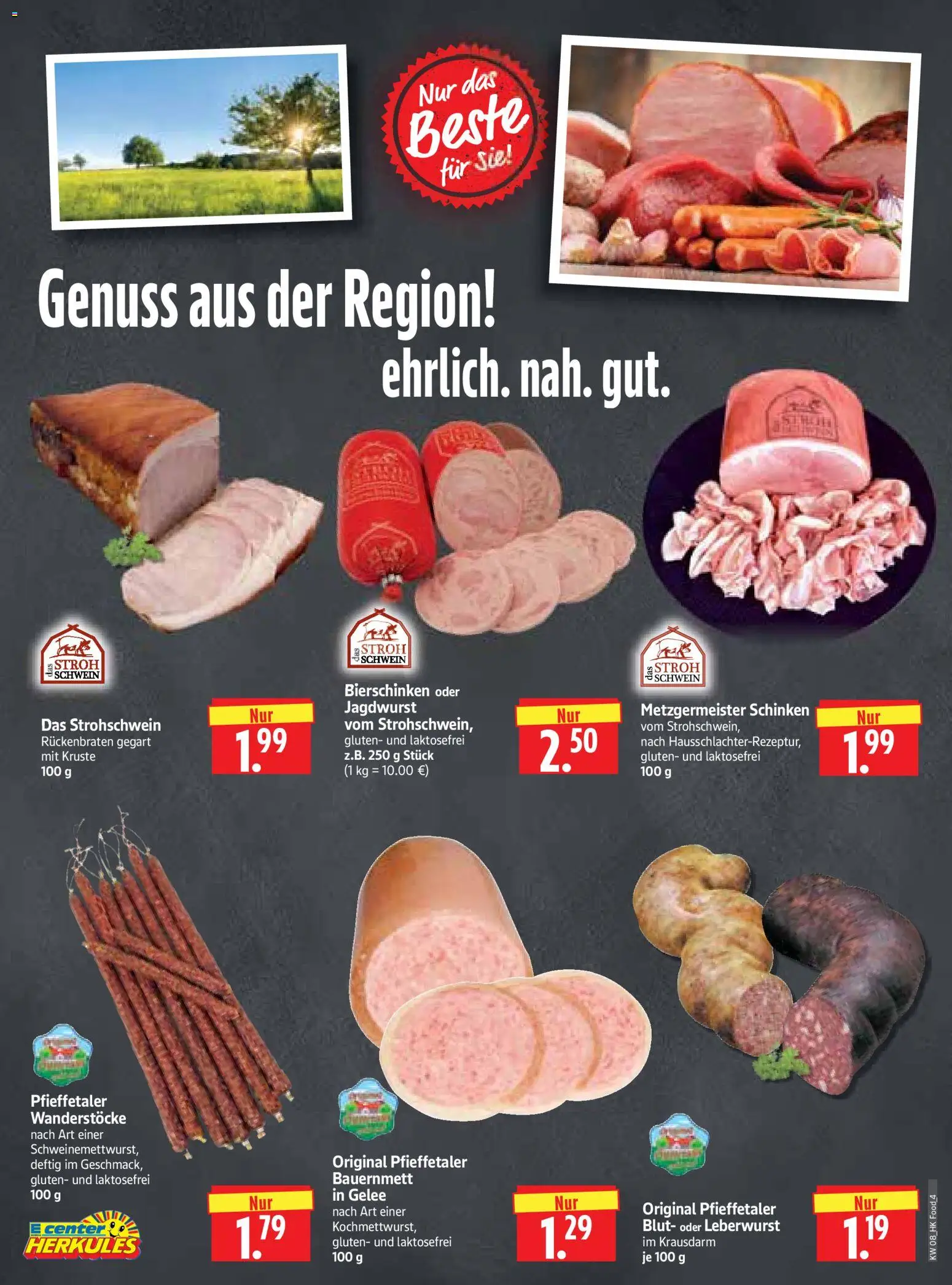 HERKULES Prospekt 	 – gültig ab 16.02.2026 | Seite: 4 | Produkte: Schinken
