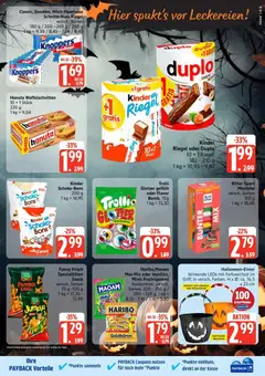 Edeka prospekt Großenwiehe	 ab 26.10.2025 gültig | Seite: 3 | Produkte: Haribo, Kinder riegel, Knoppers, Süßigkeiten