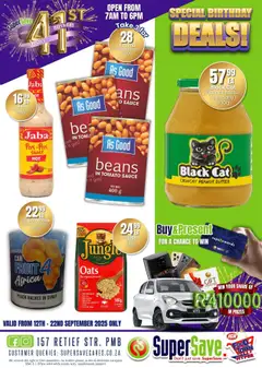 New Super Save catalogue – valid from 16.09.2025 | Page: 24 | Products: Butter, Syrup, Sauce, Peach