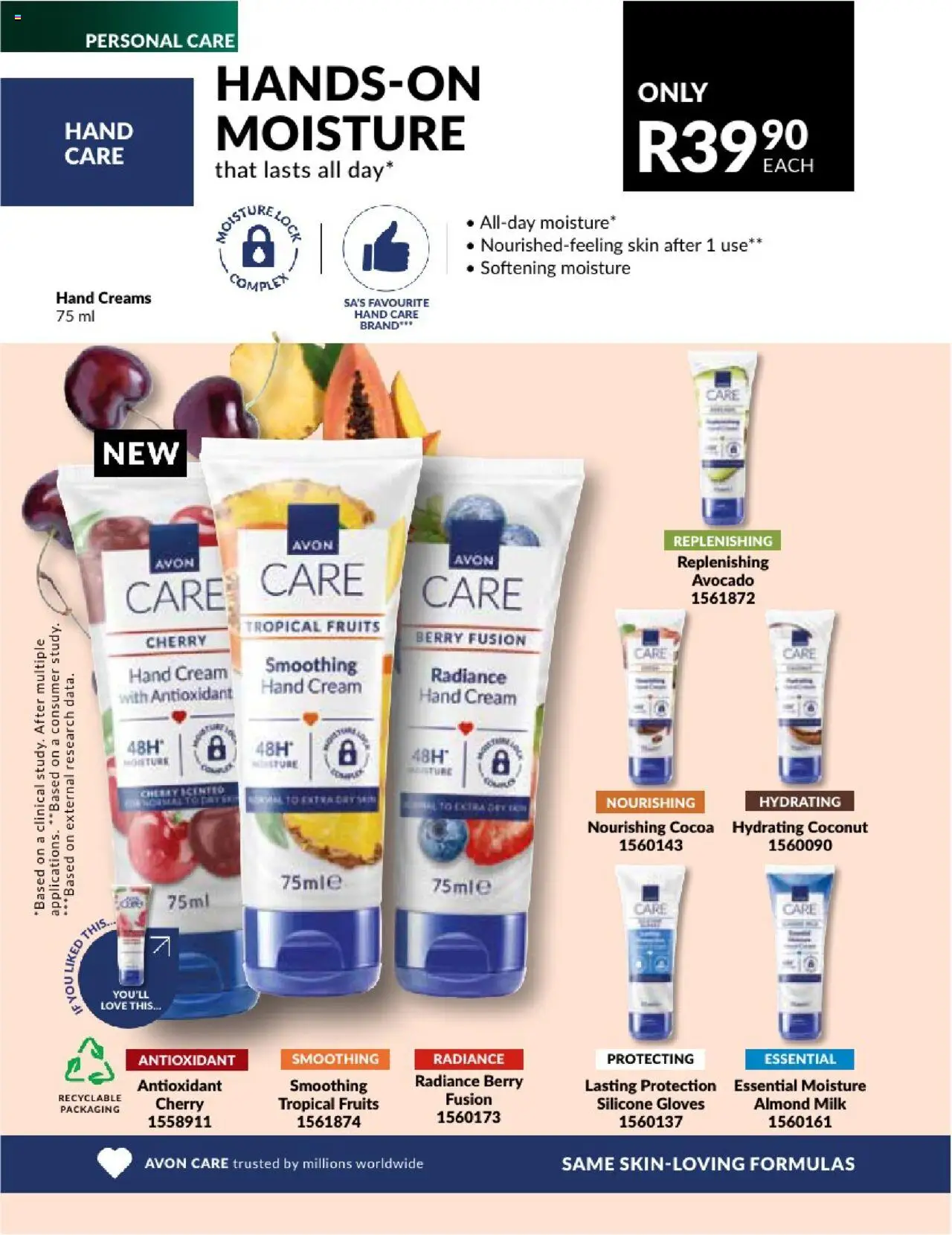 AVON Catalogue  │ valid from 01.08.2025 | Page: 132 | Products: Lock, Milk, Hand cream, Silicone