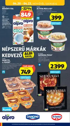 Aldi akciós újság - amely érvényes a következő dátumtól: 16.04.2026 | Oldal: 50