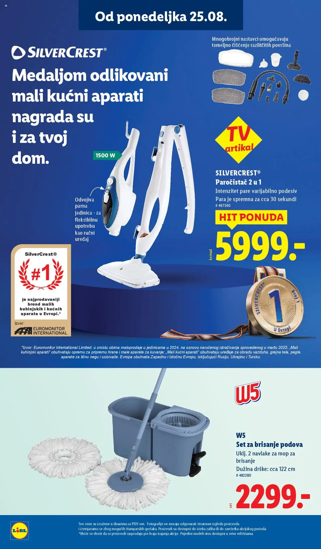 Lidl katalog - važi od 21.08.2025 | Strana: 16 | Proizvode: Silvercrest, W5, Paročistač