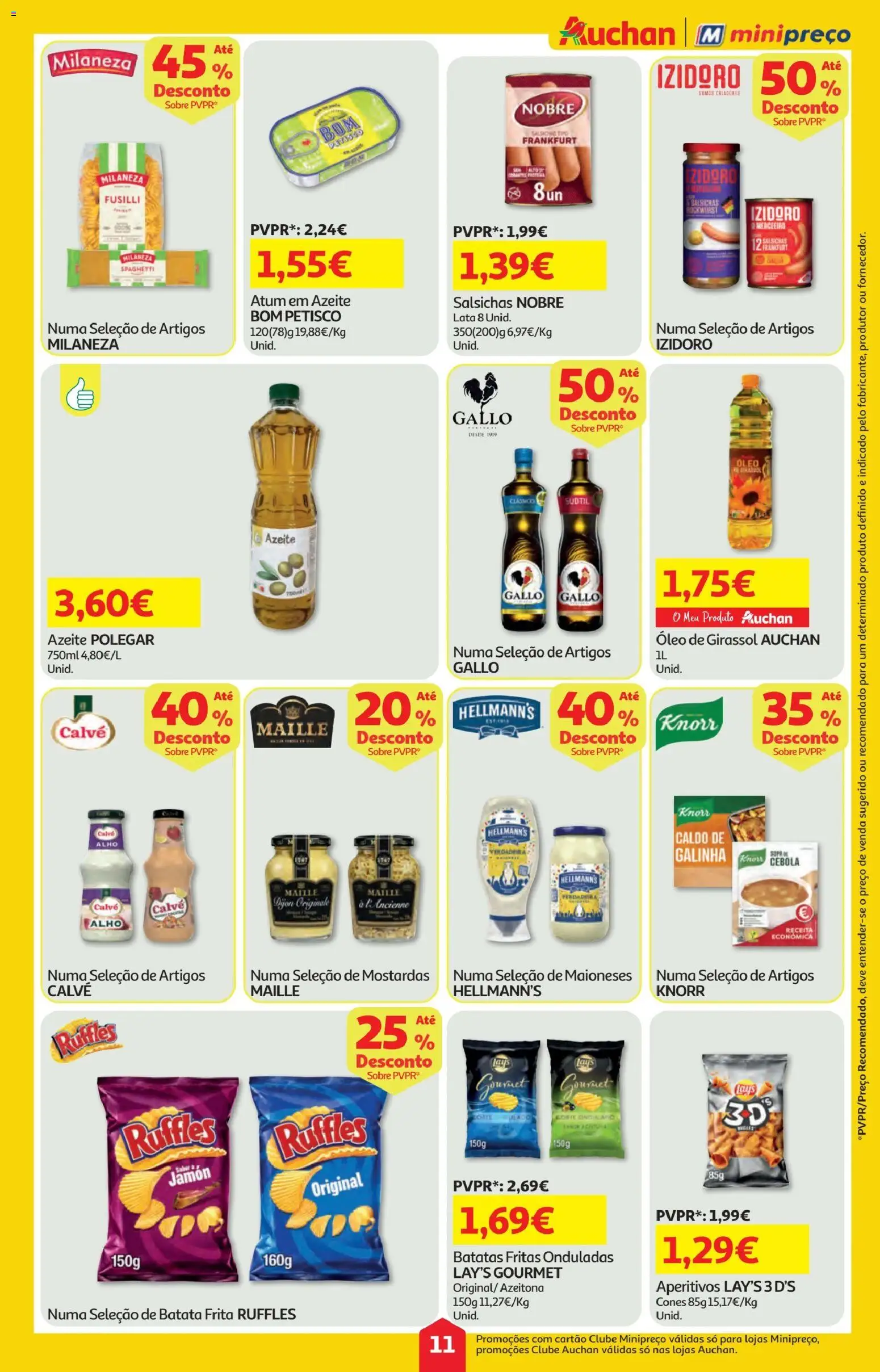 Minipreço folheto │ válido de 19.02.2026 | Página: 11 | Produtos: Milaneza, Batata frita, Cebola, Sopa