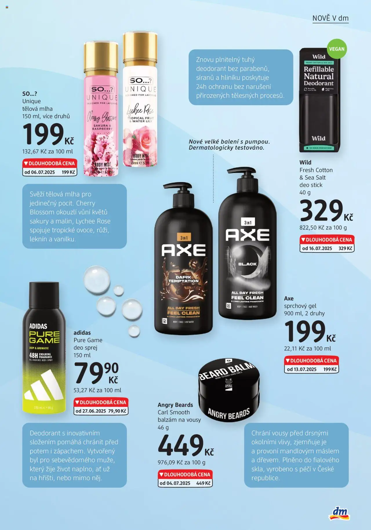 dm drogerie leták od 07.08.2025 | Strana: 7 | Produkty: Angry Beards, Sprchový gel, Deodorant, Body