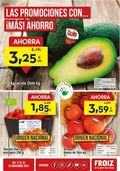 Vista previa Froiz Oferta semanal válido desde el 17.11.2025