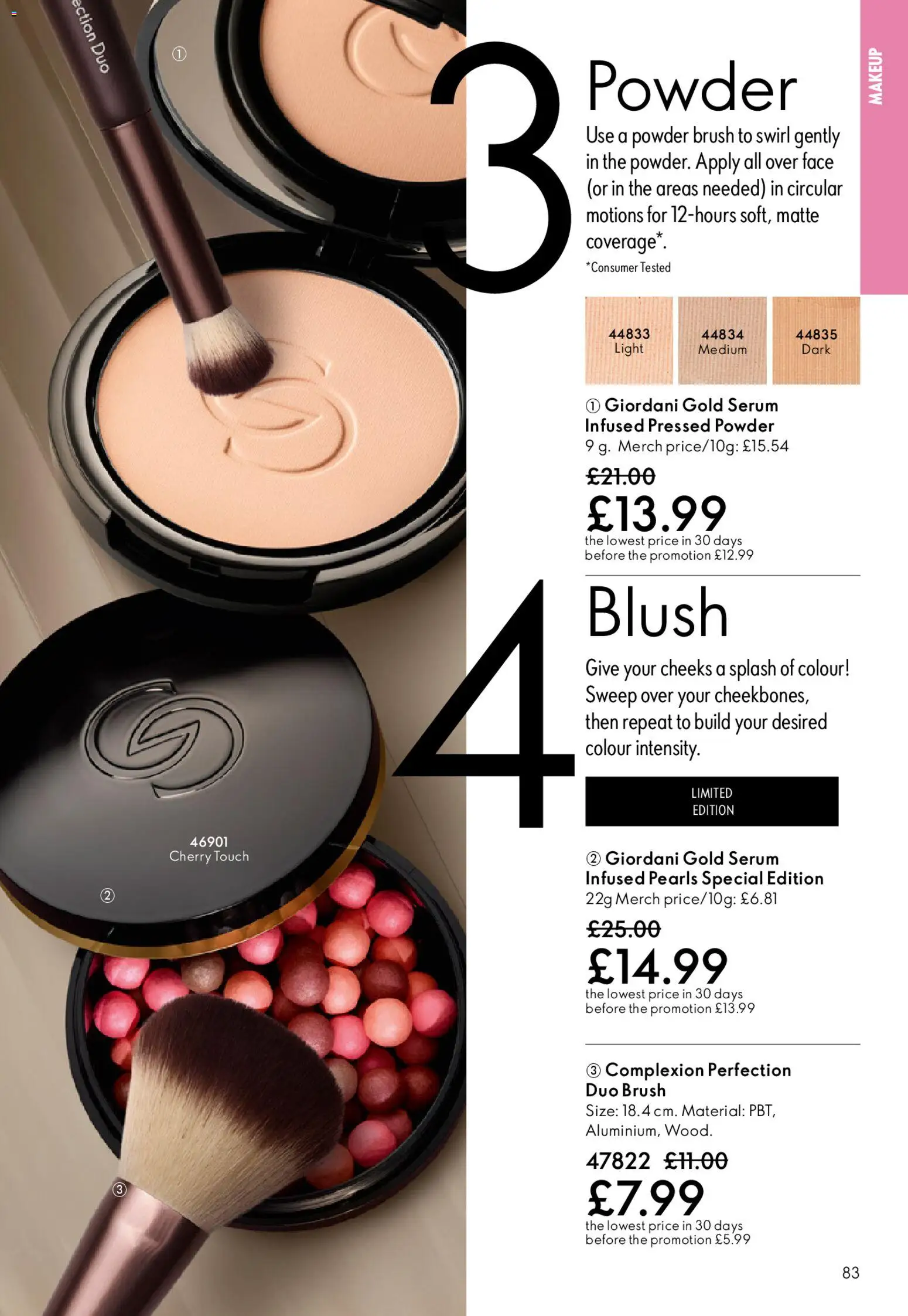 {H1} | Page: 83 | Products: Powder, Brush