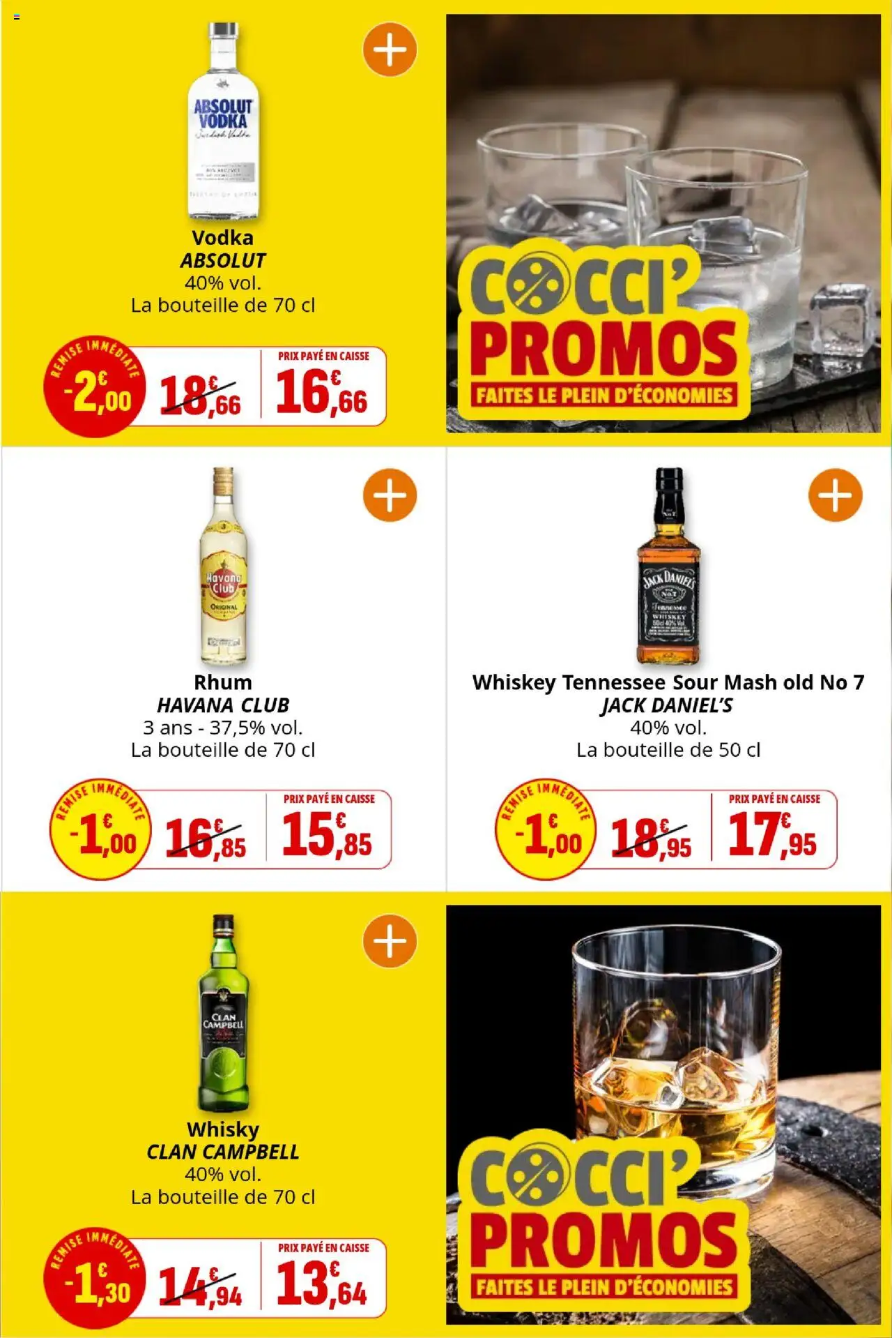  | Page: 30 | Produits: Vodka, Whisky, Whisky clan Campbell, Rhum