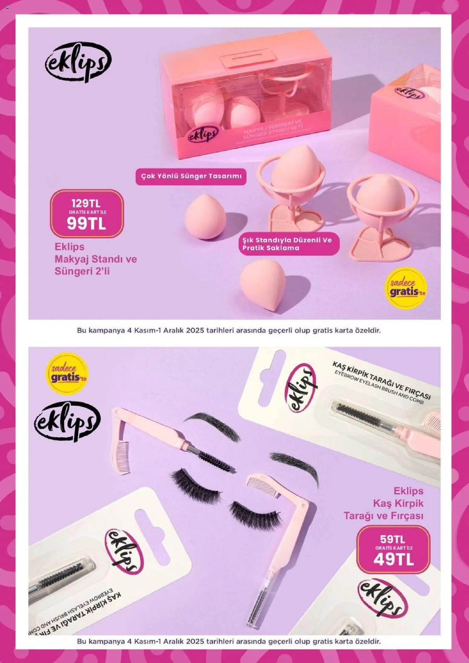 Gratis Black Friday - 01.11.2025 tarihinden itibaren geçerlidir | Sayfa: 30 | Ürünler: Makyaj