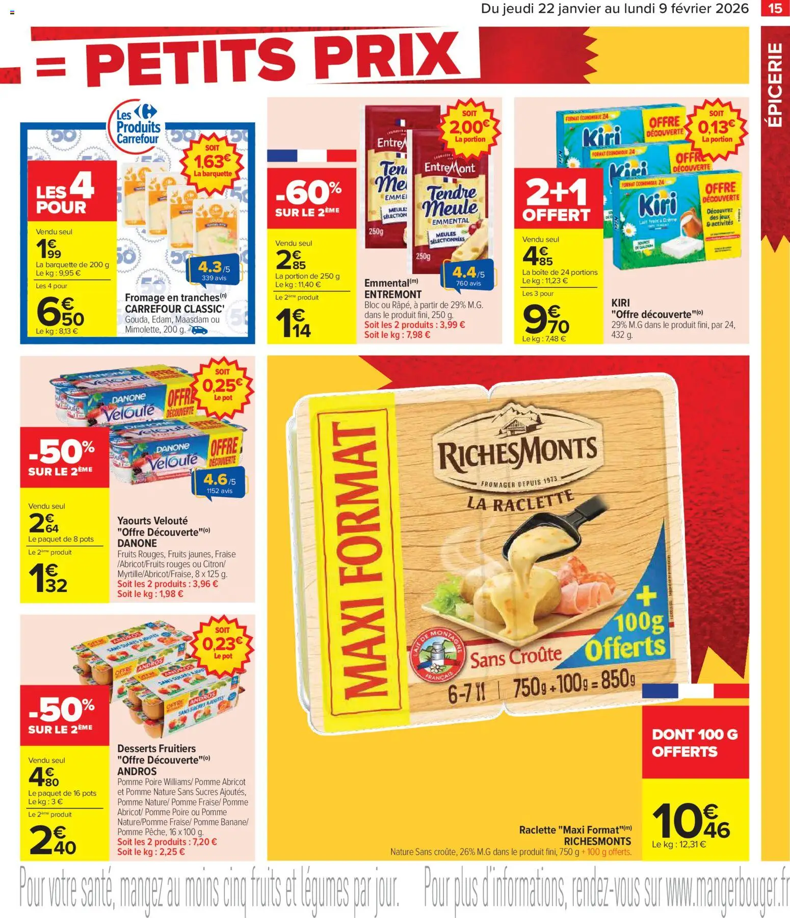 {H1} | Page: 17 | Produits: Pomme, Raclette, Fromage, Crème