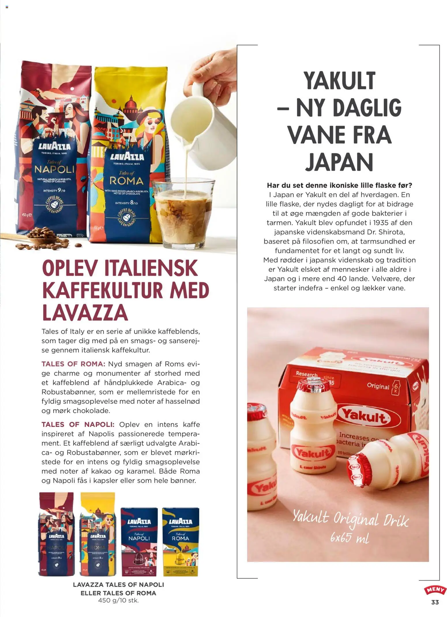 Meny tilbudsavis – gyldig fra 20.03.2026 | Side: 33 | Produkter: Kaffe, Kakao, Søm