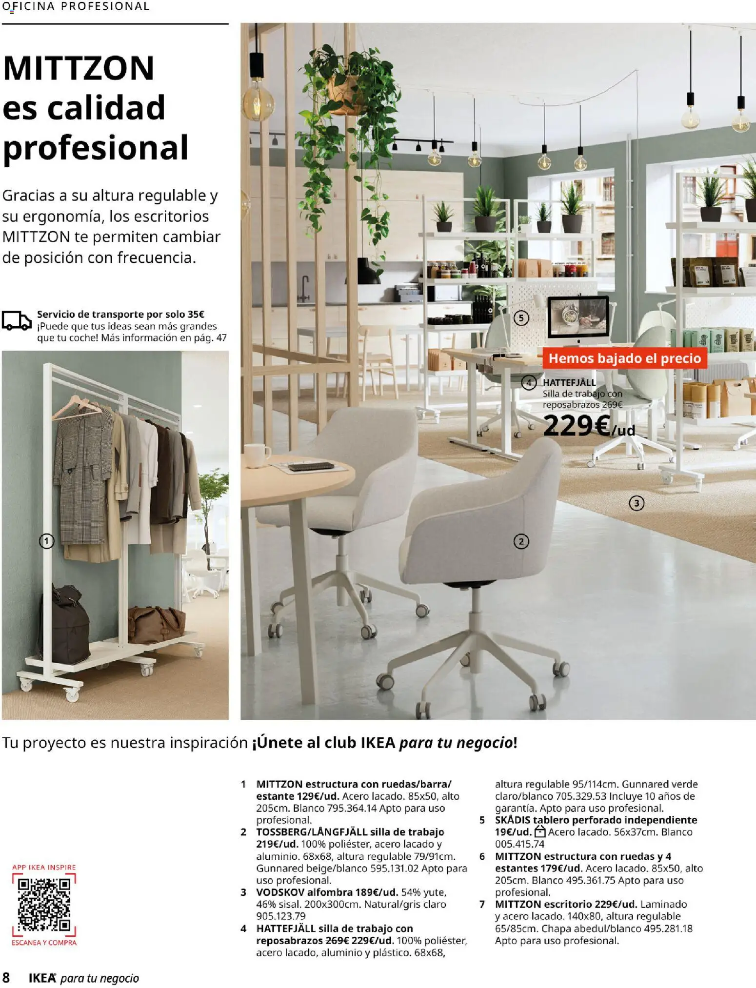 Catálogo IKEA para tu negocio │ válido desde el 02.12.2025 | Página: 8 | Productos: Té, Estante, Silla, Alfombra