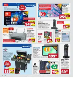 Canon MULTIFUNKTIONS-DRUCKER „Pixma TS37521“, Farben: Blau/Grau. Randloser Druck möglich. 1,5/3,8 cm LC-Display. Druckgeschwindigkeit: ca. 7,7 S./Min. in S/W und ca. 4,0 S./Min. in Farbe. B x H x T: ca. 44 x 15 x 33 cm. ab 23.03.2026 gültig | Seite: 67 | Produkte: Samsung, Soundsystem, Smartphone, Drucker