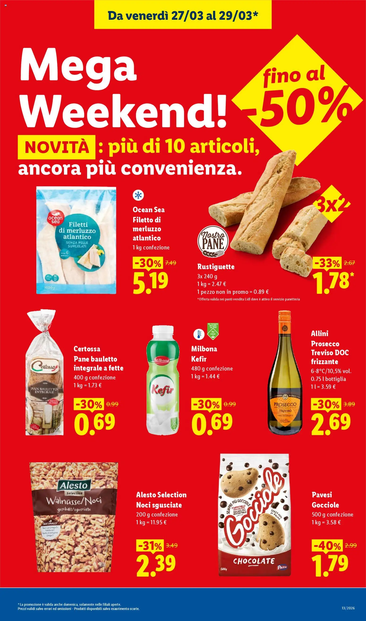 Volantino Lidl del 23.03.2026 | Pagina: 47 | Prodotti: Pane, Olio, Noci, Bottiglia