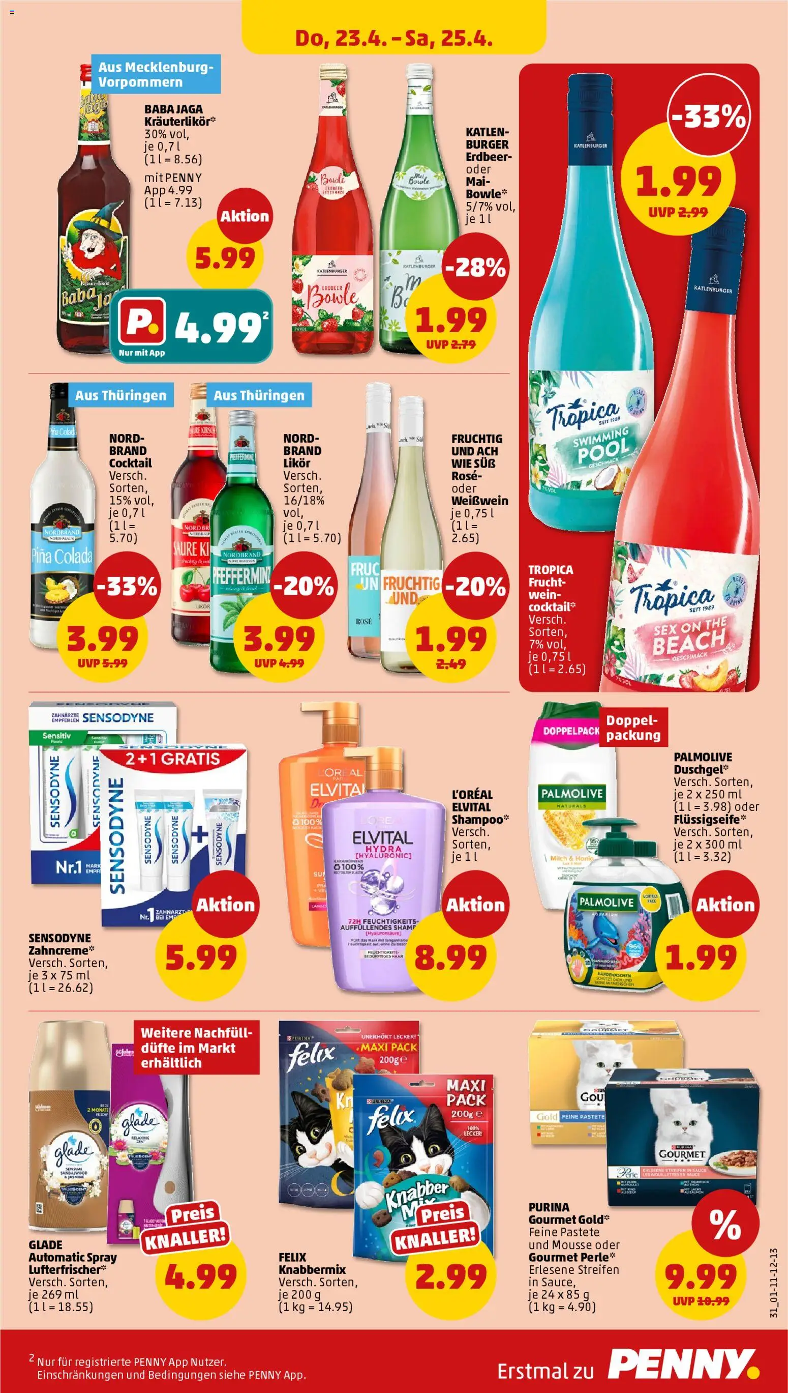 Penny Prospekt 	 – gültig ab 20.04.2026 | Seite: 37 | Produkte: Milch, Weißwein, Likör, Shampoo