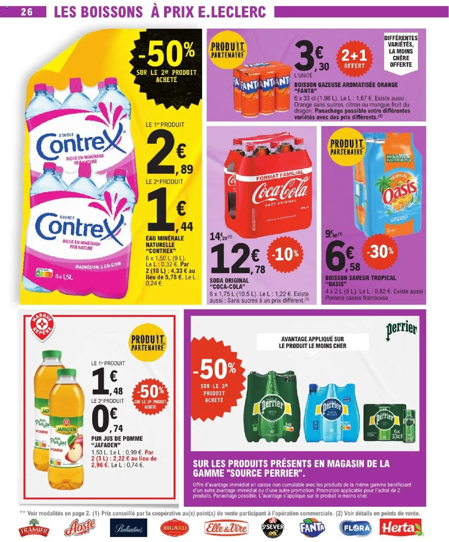 {H1} | Page: 26 | Produits: Mangue, Pomme, Eau minérale naturelle, Contrex