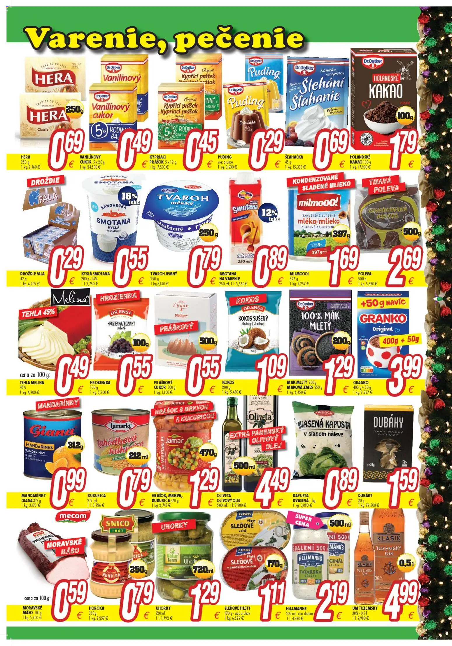 Nové Makos akcie – leták je platný od 15.12.2025 | Strana: 3 | Produkty: Olivový olej, Čokoláda, Cukor, Šľahačka