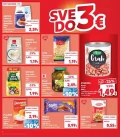 Kiseli krastavci, 1550 g *ocijeđena masa 850g - Pregled kataloga iz trgovine Kaufland, vrijedi od 07.01.2026 | Stranica: 6