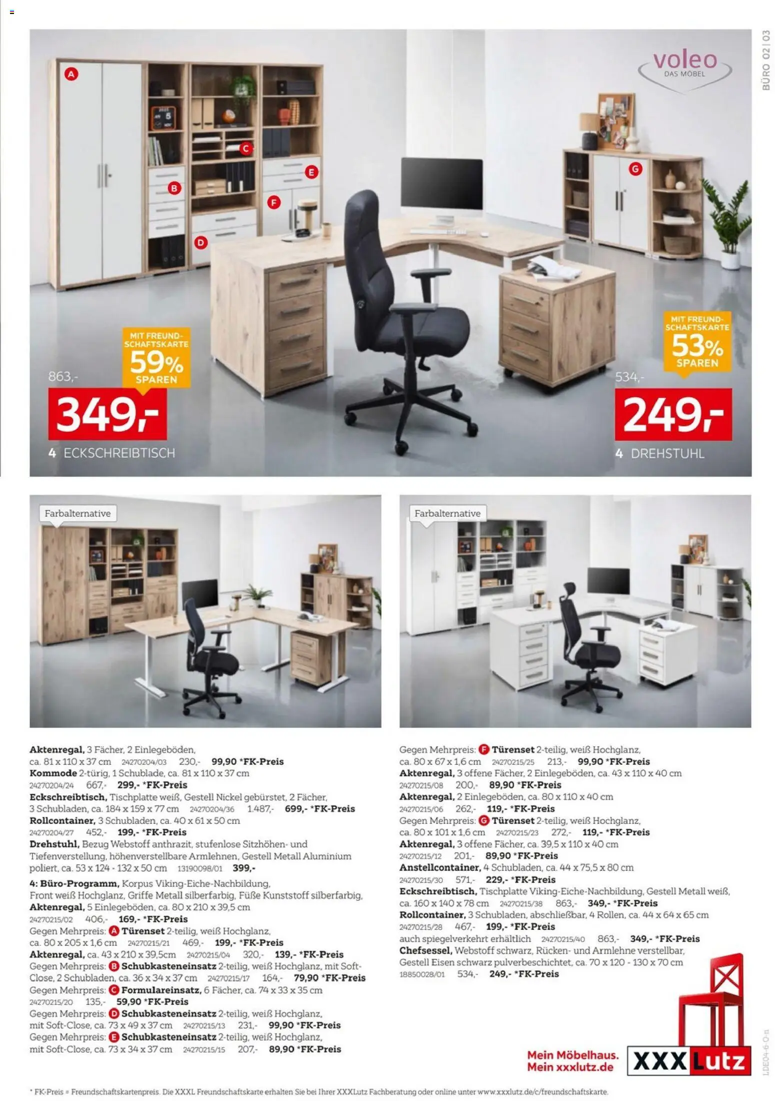 XXXLutz Büro Spezial – gültig ab 29.03.2026 | Seite: 3 | Produkte: Kommode