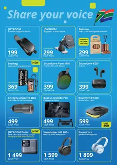 Cellucity specials catalogue – valid from 06.03.2026 | Page: 5 | Products: Smartphone, Speaker, Sunglasses, Light